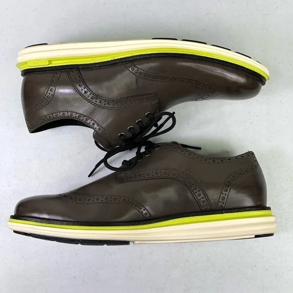 Cole Haan Original Grand Lux Wingtip Oxford Dress Shoes
